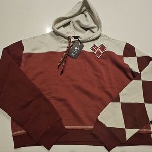 Heroes & Villains DC Comics Harley Quinn Cropped Hoodie XL